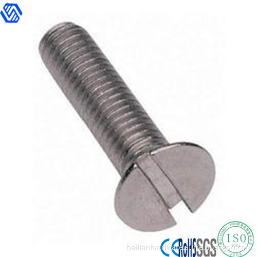 Countersunk Head Slot Screw
